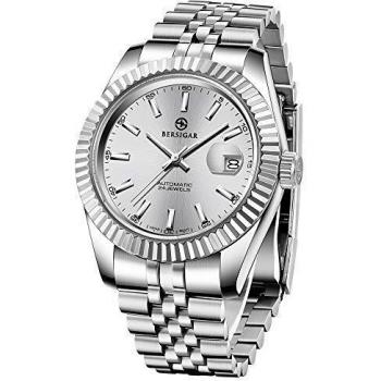 Orologio Analogico BERSIGAR Manuale Acqua Resistente in Acciaio