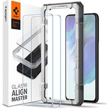 Spigen AlignMaster Tempered Glass Screen Protector 2-Pack for Samsung Galaxy S21 FE