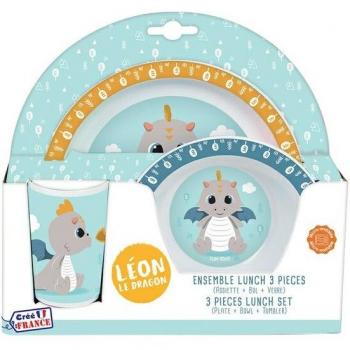 Ensemble repas micro-ondable Leon Le Dragon