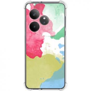 Tumundosmartphone Funda Silicona Antigolpes para Realme GT 6 / GT 6T 5G diseño Acuarela 02 Dibujos