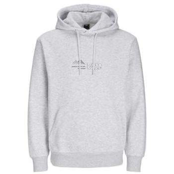 Suéter Jack & Jones JCOLIMA com Capuz Masculino Cinza Claro Mescla