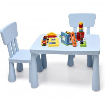 Coast Kindertafel - 76,5 x 54,5 x 49,5 cm - Blauw