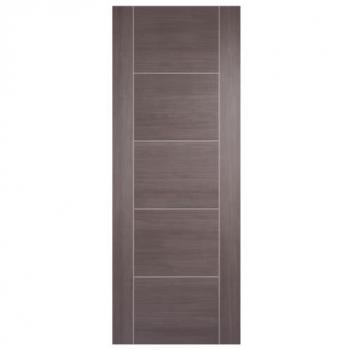 LPD Vancouver Medium Grey Laminate 5P Solid Internal Fire Door