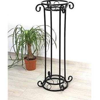 Blumensäule Metall Schwarz 97 cm - Dandibo