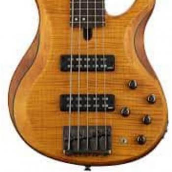 Yamaha TRBX605FM 5-String Bass Guitar Matte Amber
