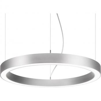 Brumberg Biro Circle UpDown DALI Silver Pendant Lamp 150cm