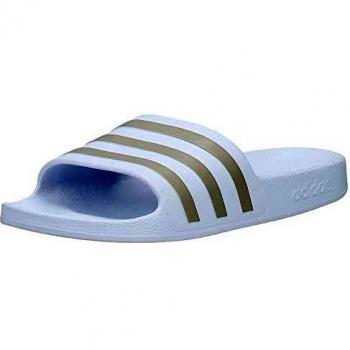 Adidas Adilette Aqua Slides - Men Flip-flops And Sandals - White - Size: 10
