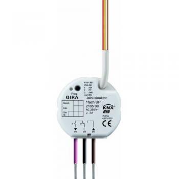 Jalousieaktor Gira 216500 – 1‑fach, UP, KNX, EIB