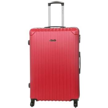 Infinity Elite Red 8‑Wheeled Hard‑Shell Luggage – XL
