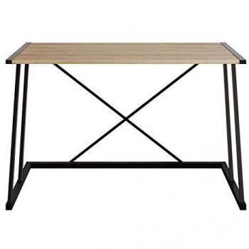 Anemon Walnut & Black Finish Computer Workstation