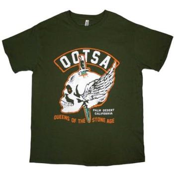 Queens of the Stone Age Green Winged Skull XL Tee