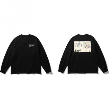 GONTHWID Cat Battle Long Sleeve Tee