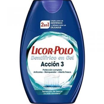 Licor del Polo - Pasta de dientes 2 en 1 Acción 3 - Anticaries - Blanqueador - Aliento Fresco - 75 ml