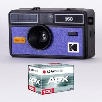 Pack Kodak i60 Cámara Reutilizable + Película ISO 100 de 36 Exposiciones