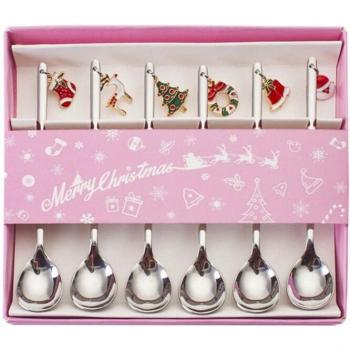 6Pcs Stainless Steel Coffee Stirring Spoons