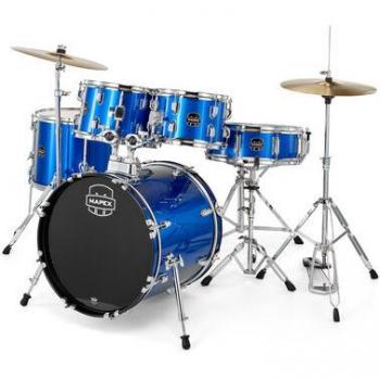 Indigo Blauwe Mapex Comet 18-Drum Set Compact