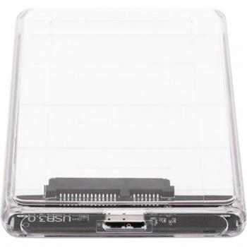 Funda para Disco Duro de 2,5 Pulgadas USB 3.0 Transparente
