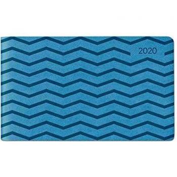 Agenda settimanale 2020 Ladytimer To Go Deluxe Blu Pastello 15,3x8,7 cm
