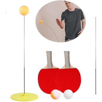 Set de Entrenamiento de Tenis de Mesa con 2 Palas y 3 Pelotas