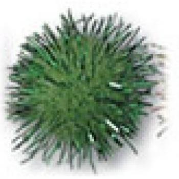 POM-POMS 1/4 Metallic Green 100-Count Set