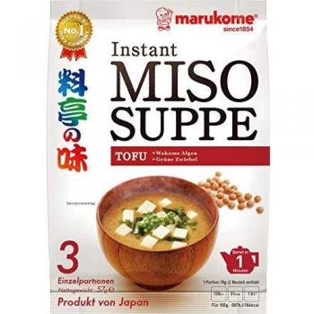 Marukome Instant Miso Soup Tofu, 57g