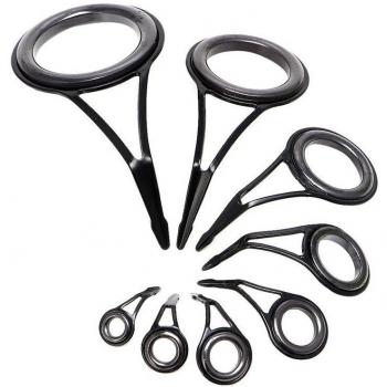 8 Pcs Fishing Rod Eyes and Rings Repair Kit