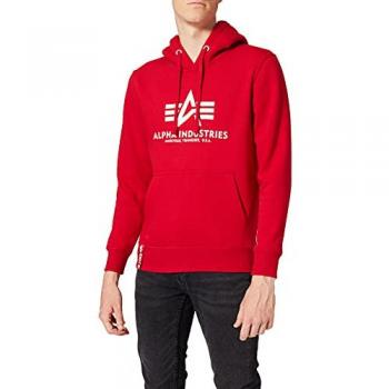 Alpha Industries Basic Hoodie - Speed Red - S