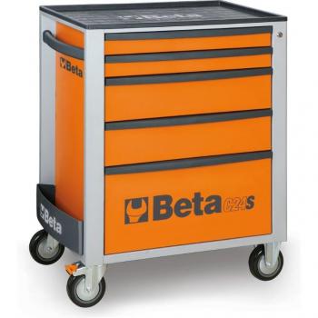 Beta C24S carrello attrezzi arancio con piano in ABS