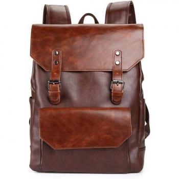 Magnetic Buckle Casual Backpack