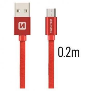 Swissten USB 3.0 Textilkabel 0.2 Meter