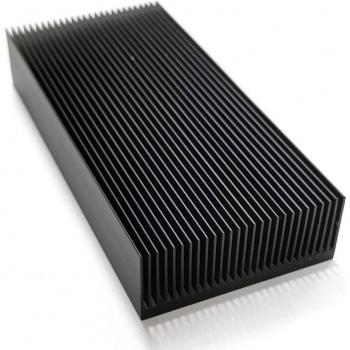 Durable Silver Aluminum Radiating Fin Cooling Heatsink 80X27X150MM