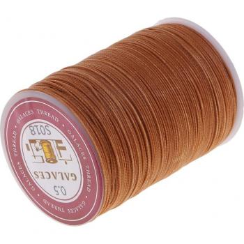 Handnäh-Schnur aus gewachstem Polyester 0,5mm, 130m Rolle
