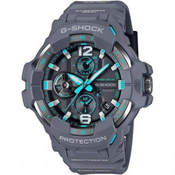 CASIO GR-B300-8A2JF Ronde Grijze Horloge – G‑Series Gravitymaster