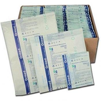 Compresse garza cotone 20x20 cm - buste da 25 - conf. 100 buste