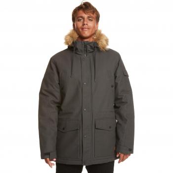 Quiksilver Winterjacke Long Trip Jckt EQYJK03988 Grau Regular Fit L Herren