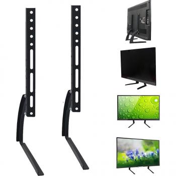 Durable Steel TV Stand Base with Multi-Hole Mount