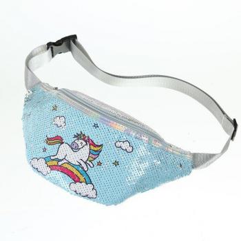 Unicorn Sequin Waist Bag for Kids