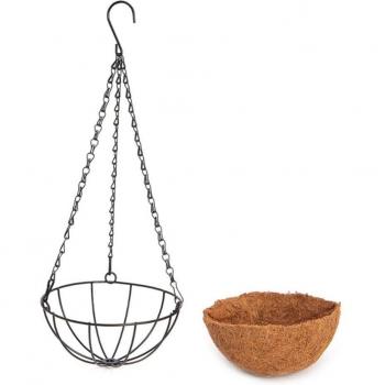Coconut Shell Flower Pot