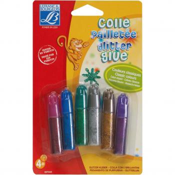 BCI Colla Brillantini - 6 tubetti taglia unica