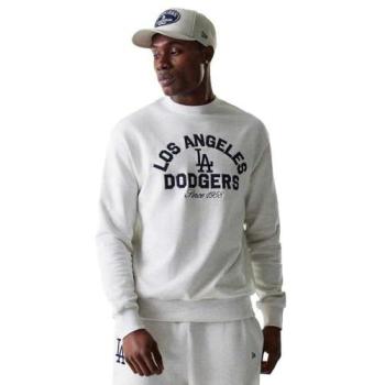 Los Angeles Dodgers Pastel Grey Heritage Men's Oversized Hoodie