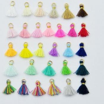 SICODA 20pcs Mixed Color Mini Tassels