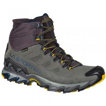 La Sportiva men's hiking boots Ultra Raptor II Mid Leather GTX in Clay-Night Blue
