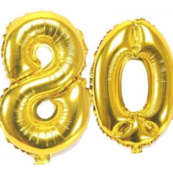 32 Zoll Ballon‑Schablone Folie – 10 bis 90 Stück, Geburtstags- und Jubiläumsdeko