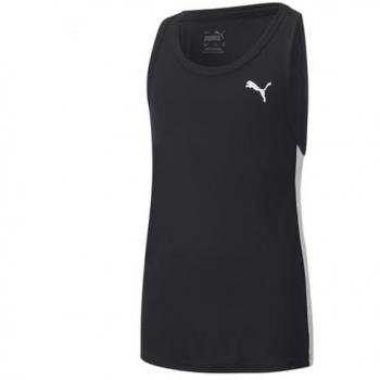 Puma Uomini Cross the Line Singlet 2.0 Maglietta Sportiva Nero 140
