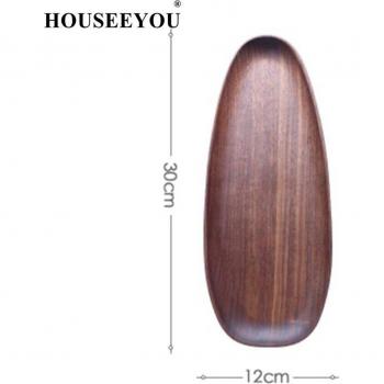 Irregular Solid Wood Dessert Tray