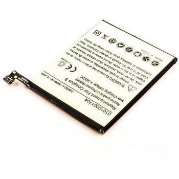 OnePlus 3 Akku 3000 mAh Li-Pol 3,8 Volt schwarz
