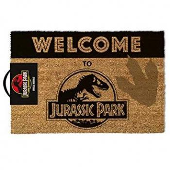 Felpudo Bienvenido a Jurassic Park, Multicolor, 40 x 60 cm