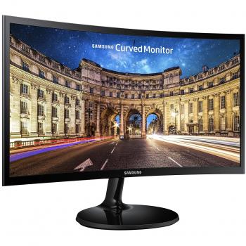 Samsung 27F390 Curved FHD Monitor from 27, 1920 x 1080, 16.7 Million Colors, 4 ms, 2 HDMI, D-Sub, USB, Black (Full HD with Round Base)