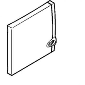 Legrand 001328 Porte IP40 IK07 pour Coffret Capacité Mini 8 à 9 Modules, Clair