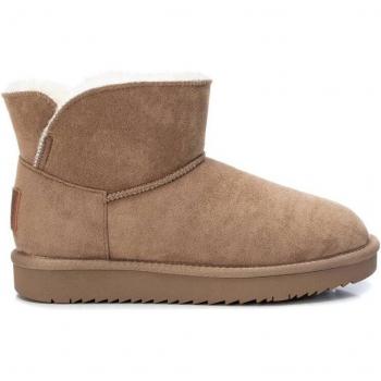 Xti Botín mujer antelina beige